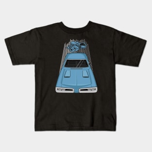 Dodge Coronet Super Bee 1970 - blue Kids T-Shirt